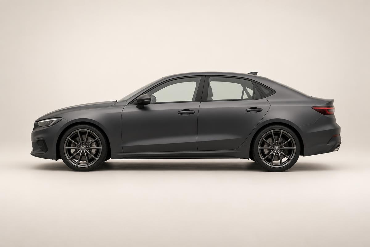 Neutral unbranded vehicle silhouette representing the BMW 3 Series category